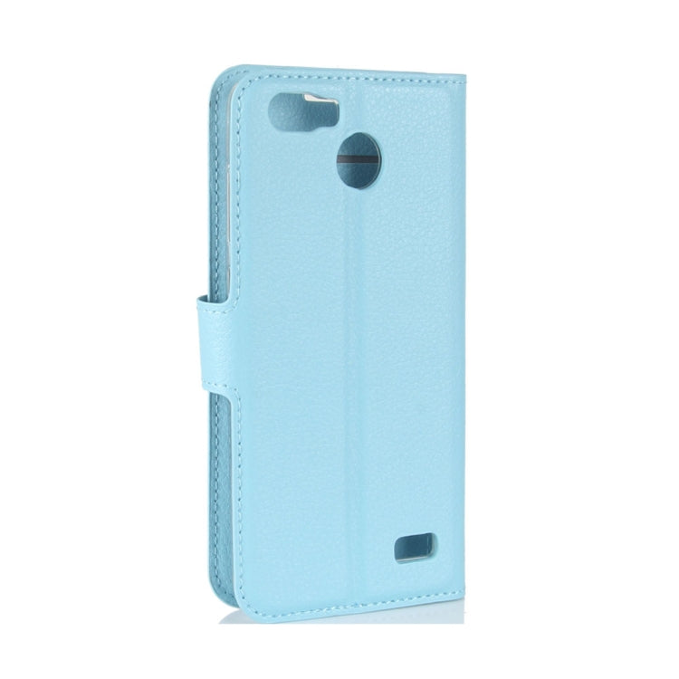 For Blackview A7 Pro Litchi Texture PU + TPU Horizontal Flip Leather Case With Holder & Card Slots & Wallet