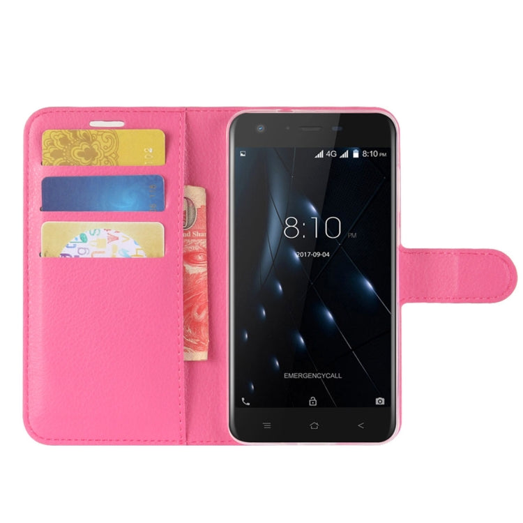 For Blackview A7 Pro Litchi Texture PU + TPU Horizontal Flip Leather Case With Holder & Card Slots & Wallet