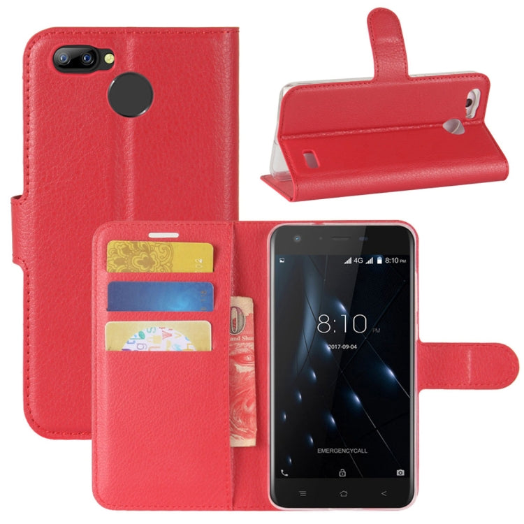 For Blackview A7 Pro Litchi Texture PU + TPU Horizontal Flip Leather Case With Holder & Card Slots & Wallet