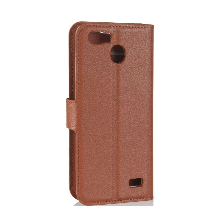 For Blackview A7 Pro Litchi Texture PU + TPU Horizontal Flip Leather Case With Holder & Card Slots & Wallet