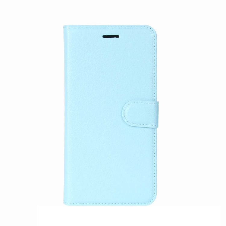 For Huawei Honor V9 Play Litchi Texture PU + TPU Horizontal Flip Leather Case With Holder & Card Slots & Wallet
