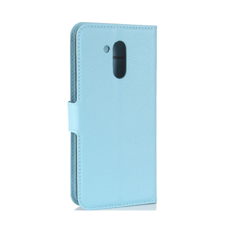 For Huawei Honor V9 Play Litchi Texture PU + TPU Horizontal Flip Leather Case With Holder & Card Slots & Wallet