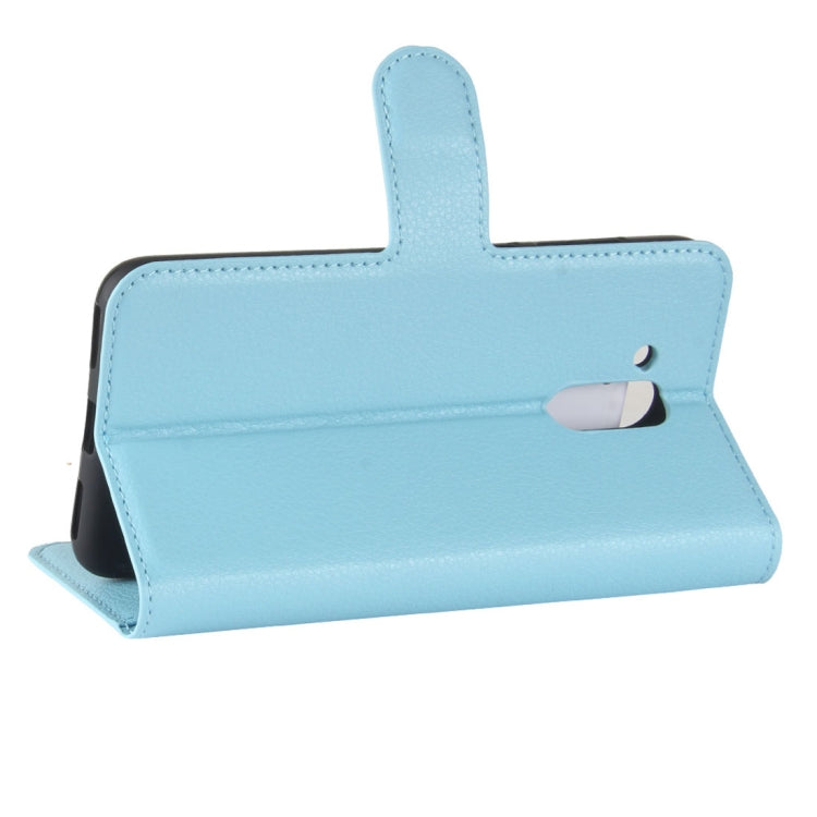 For Huawei Honor V9 Play Litchi Texture PU + TPU Horizontal Flip Leather Case With Holder & Card Slots & Wallet