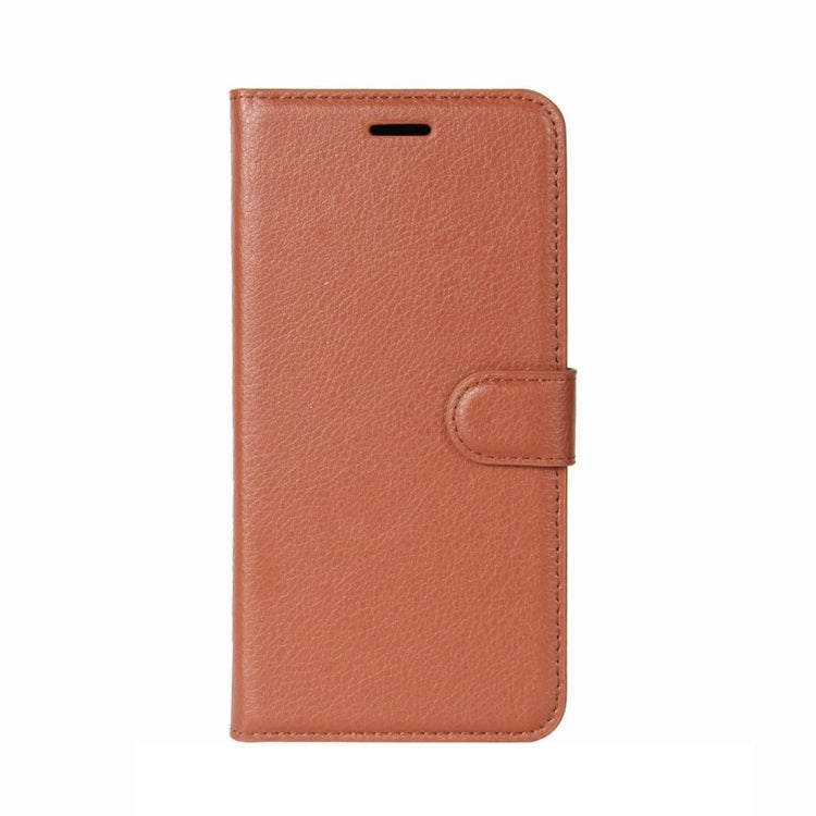 For Huawei Honor V9 Play Litchi Texture PU + TPU Horizontal Flip Leather Case With Holder & Card Slots & Wallet