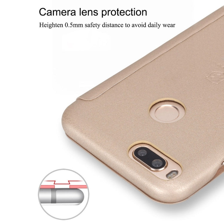 Lenuo Xiaomi Mi 5X / A1 PU+PC Litchi Texture Horizontal Flip Leather Case with Card Slots