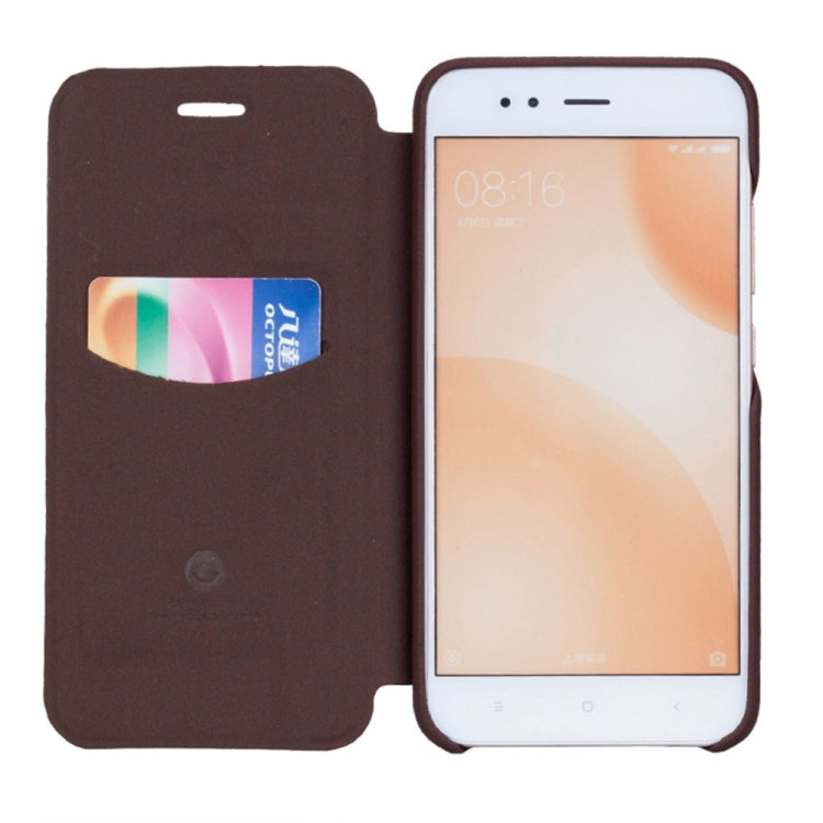 Lenuo Xiaomi Mi 5X / A1 PU+PC Litchi Texture Horizontal Flip Leather Case with Card Slots