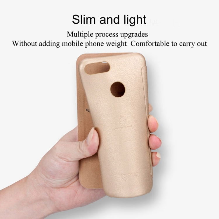 Lenuo Xiaomi Mi 5X / A1 PU+PC Litchi Texture Horizontal Flip Leather Case with Card Slots