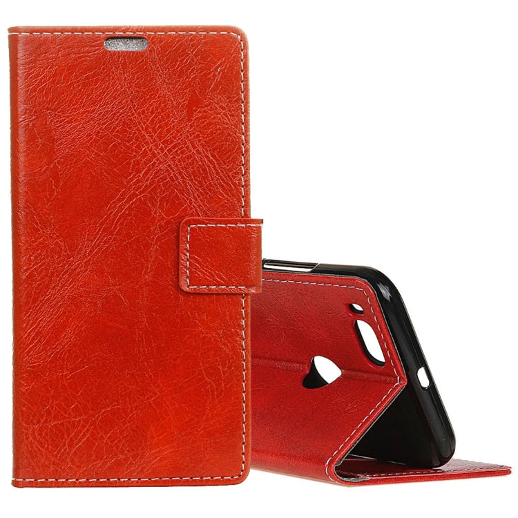 For Xiaomi Mi 5X Retro Crazy Horse Texture Horizontal Flip Leather Case with Holder & Card Slots & Wallet & Photo Frame
