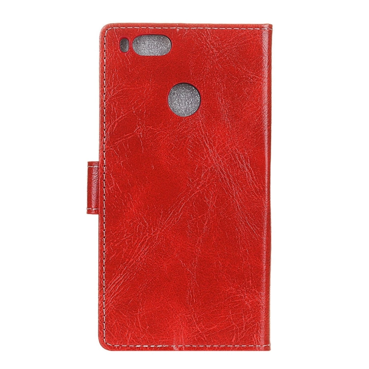 For Xiaomi Mi 5X Retro Crazy Horse Texture Horizontal Flip Leather Case with Holder & Card Slots & Wallet & Photo Frame