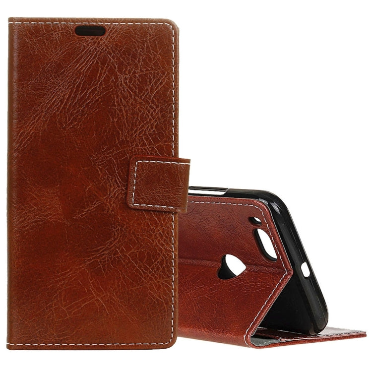 For Xiaomi Mi 5X Retro Crazy Horse Texture Horizontal Flip Leather Case with Holder & Card Slots & Wallet & Photo Frame