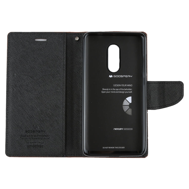 GOOSPERY FANCY DIARY Series for Xiaomi Redmi Note 4 / 4X Cross Texture Horizontal Flip Leather Case with Holder & Card Slots & Wallet