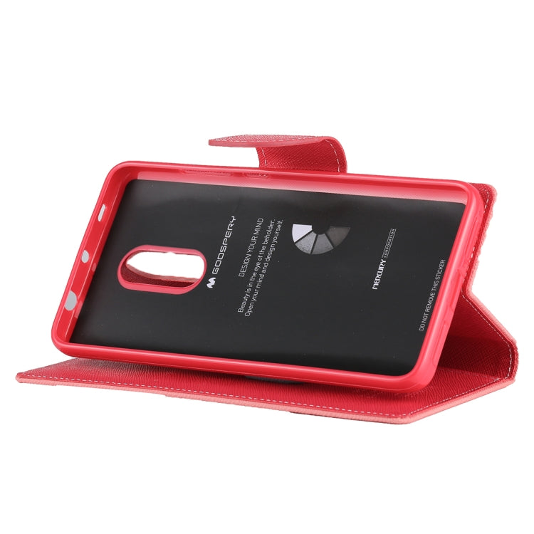 GOOSPERY FANCY DIARY Series for Xiaomi Redmi Note 4 / 4X Cross Texture Horizontal Flip Leather Case with Holder & Card Slots & Wallet