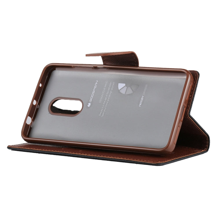 GOOSPERY FANCY DIARY Series for Xiaomi Redmi Note 4 / 4X Cross Texture Horizontal Flip Leather Case with Holder & Card Slots & Wallet