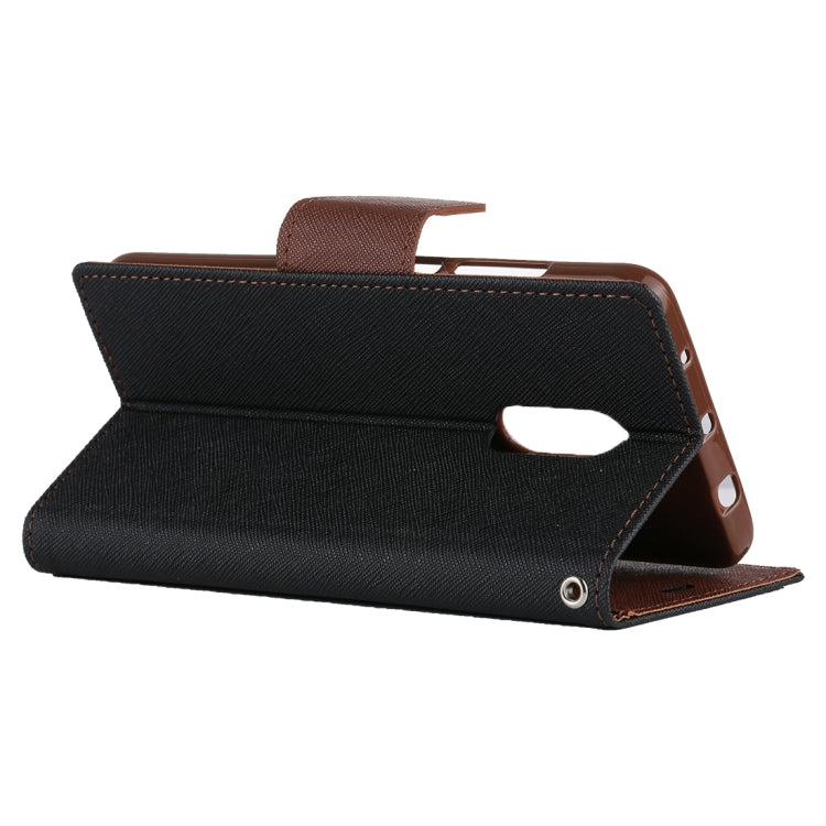 GOOSPERY FANCY DIARY Series for Xiaomi Redmi Note 4 / 4X Cross Texture Horizontal Flip Leather Case with Holder & Card Slots & Wallet