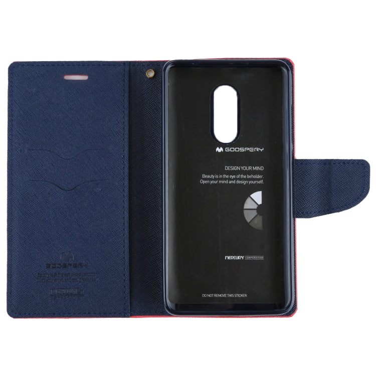 GOOSPERY FANCY DIARY Series for Xiaomi Redmi Note 4 / 4X Cross Texture Horizontal Flip Leather Case with Holder & Card Slots & Wallet