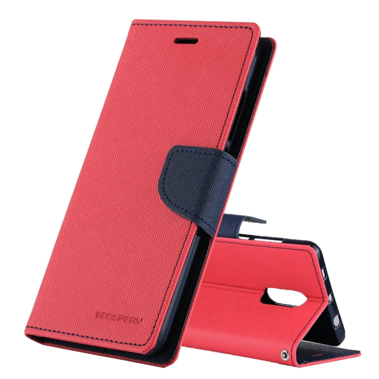 GOOSPERY FANCY DIARY Series for Xiaomi Redmi Note 4 / 4X Cross Texture Horizontal Flip Leather Case with Holder & Card Slots & Wallet