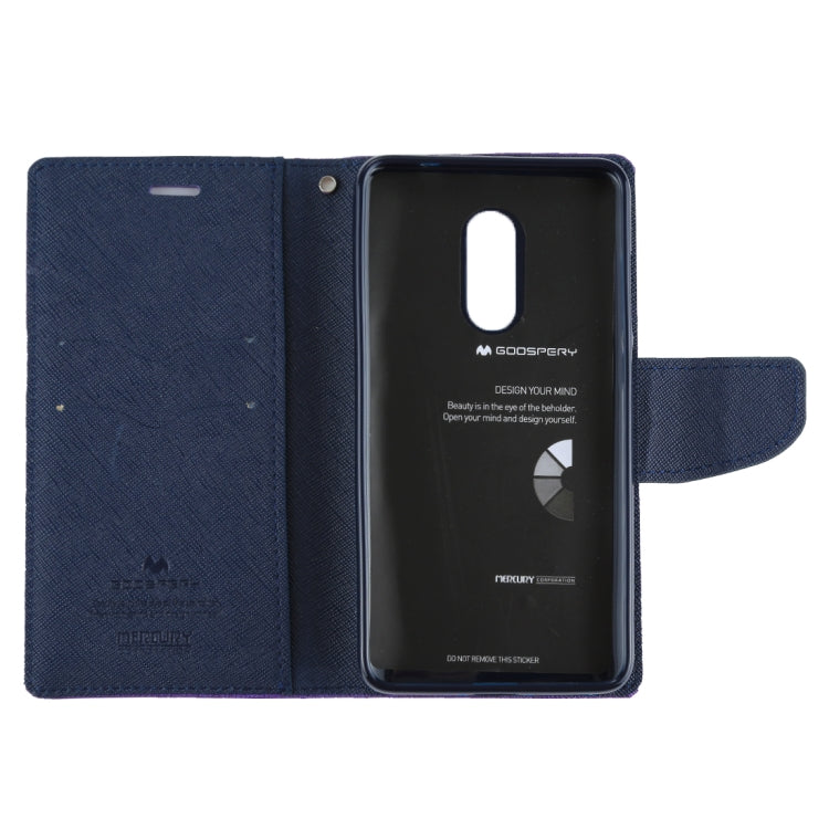 GOOSPERY FANCY DIARY Series for Xiaomi Redmi Note 4 / 4X Cross Texture Horizontal Flip Leather Case with Holder & Card Slots & Wallet