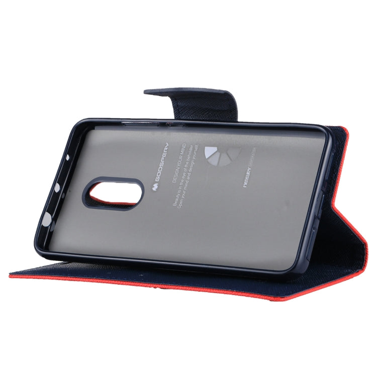 GOOSPERY FANCY DIARY Series for Xiaomi Redmi Note 4 / 4X Cross Texture Horizontal Flip Leather Case with Holder & Card Slots & Wallet