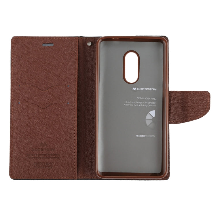 GOOSPERY FANCY DIARY Series for Xiaomi Redmi Note 4 / 4X Cross Texture Horizontal Flip Leather Case with Holder & Card Slots & Wallet