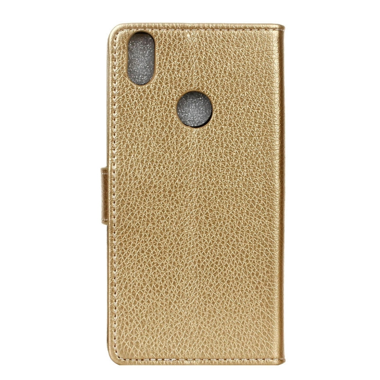For BQ Aquaris X Pro Litchi Texture Horizontal Flip Leather Case with Holder & Card Slots & Wallet & Photo Frame
