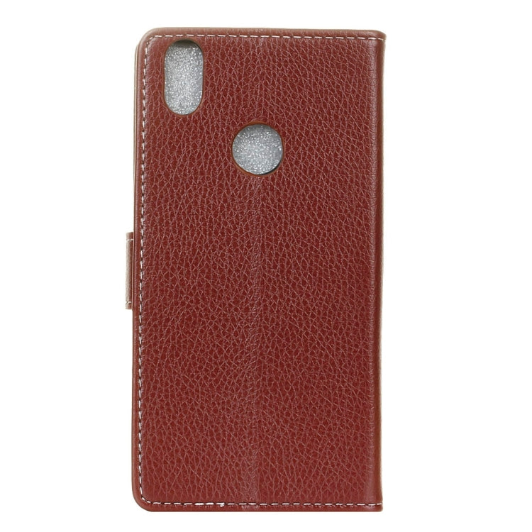 For BQ Aquaris X Pro Litchi Texture Horizontal Flip Leather Case with Holder & Card Slots & Wallet & Photo Frame