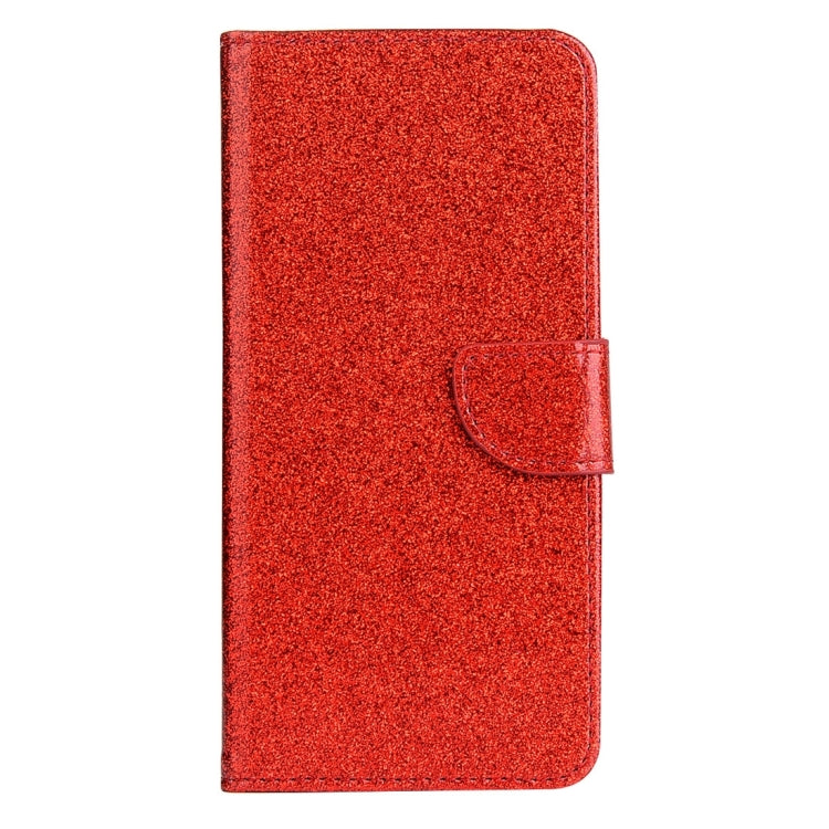 For Huawei P8 Lite 2017 Glitter Powder Leather Case with Holder & Wallet & Card Slots