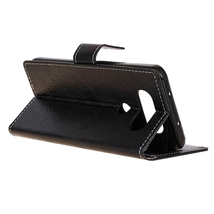 For LG Q8 Retro Crazy Horse Texture Horizontal Flip Leather Case with Holder & Card Slots & Wallet & Photo Frame