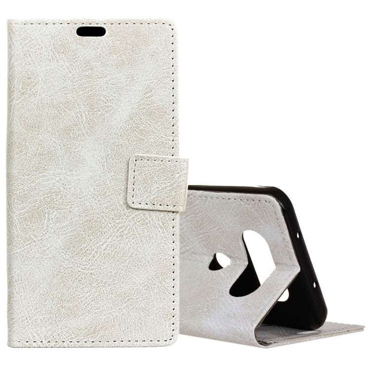 For LG Q8 Retro Crazy Horse Texture Horizontal Flip Leather Case with Holder & Card Slots & Wallet & Photo Frame