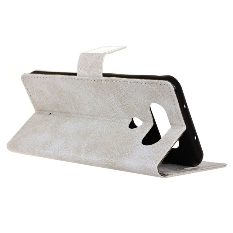 For LG Q8 Retro Crazy Horse Texture Horizontal Flip Leather Case with Holder & Card Slots & Wallet & Photo Frame