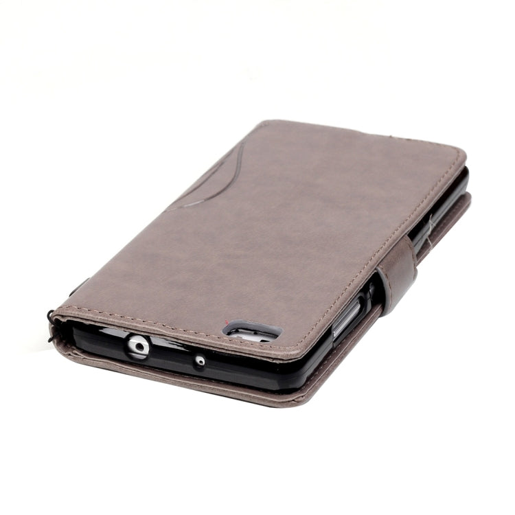 For Huawei P8 Lite Heart Diamond Encrusted Flowers Embossing Horizontal Flip Leather Case with Holder & Card Slots & Wallet & Lanyard