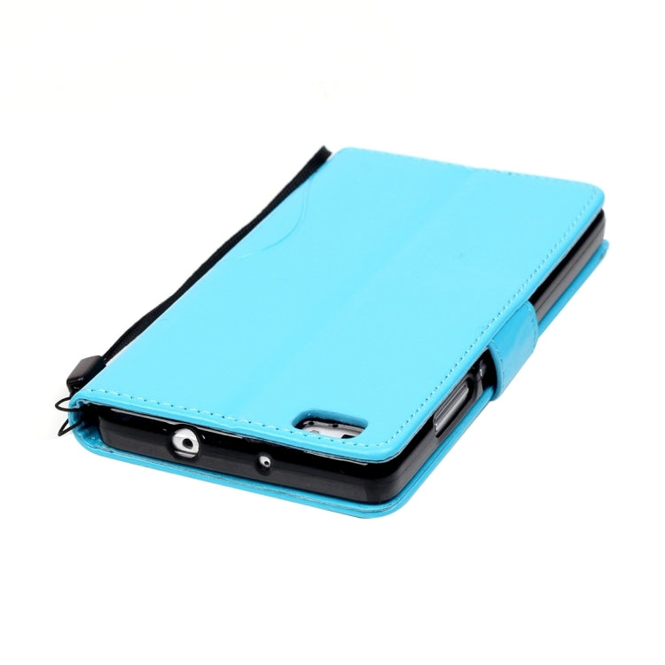 For Huawei P8 Lite Heart Diamond Encrusted Flowers Embossing Horizontal Flip Leather Case with Holder & Card Slots & Wallet & Lanyard