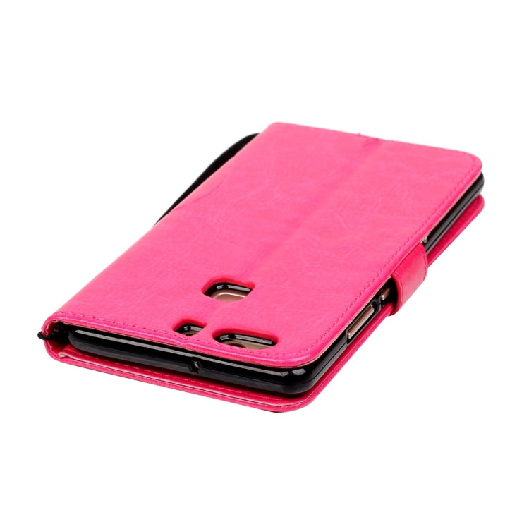 For Huawei P9 Plus Heart Diamond Encrusted Flowers Embossing Horizontal Flip Leather Case with Holder & Card Slots & Wallet & Lanyard