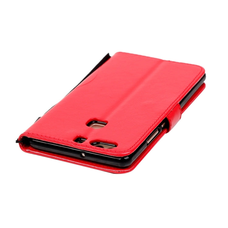 For Huawei P9 Plus Heart Diamond Encrusted Flowers Embossing Horizontal Flip Leather Case with Holder & Card Slots & Wallet & Lanyard