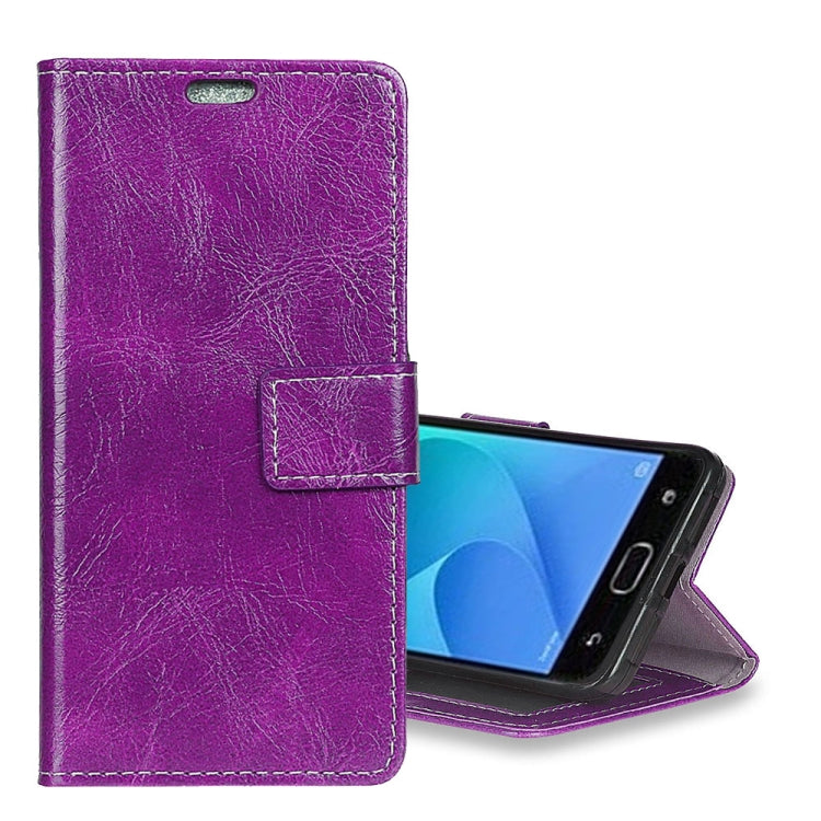For Asus ZenFone 4 Selfie ZD553KL Retro Crazy Horse Texture Horizontal Flip Leather Case with Holder & Card Slots & Wallet & Photo Frame