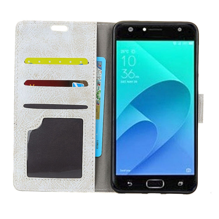 For Asus ZenFone 4 Selfie ZD553KL Retro Crazy Horse Texture Horizontal Flip Leather Case with Holder & Card Slots & Wallet & Photo Frame