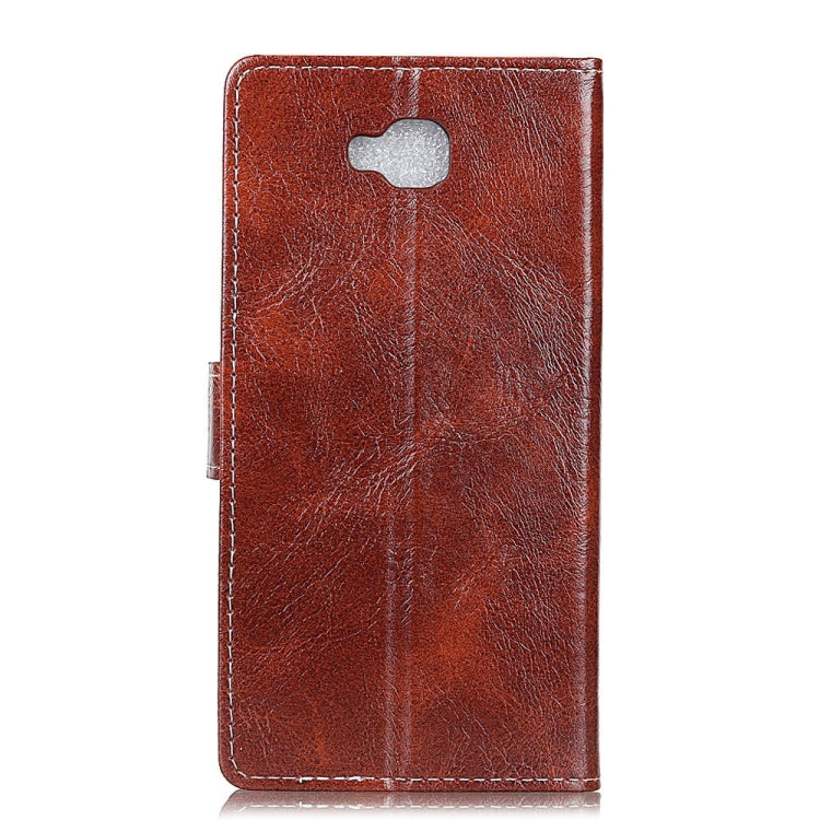 For Asus ZenFone 4 Selfie ZD553KL Retro Crazy Horse Texture Horizontal Flip Leather Case with Holder & Card Slots & Wallet & Photo Frame