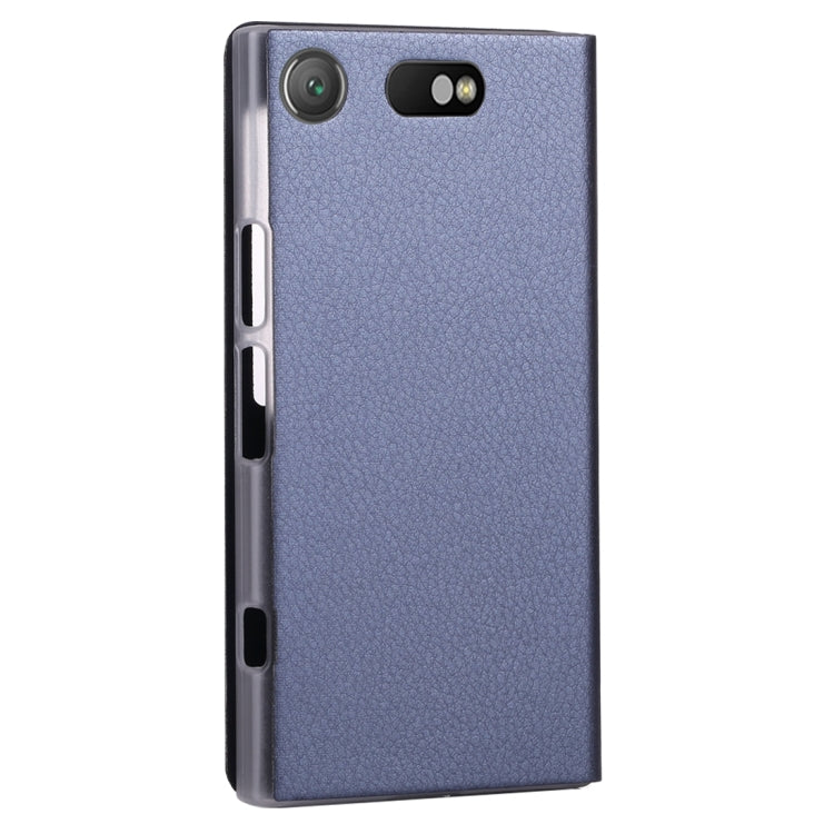 For Sony Xperia XZ1 Compact Litchi Texture Horizontal Flip Leather Case with Call Display ID