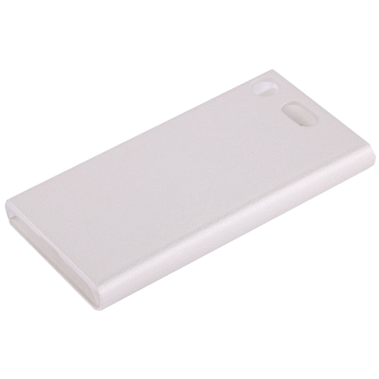 For Sony Xperia XZ1 Compact Litchi Texture Horizontal Flip Leather Case with Call Display ID