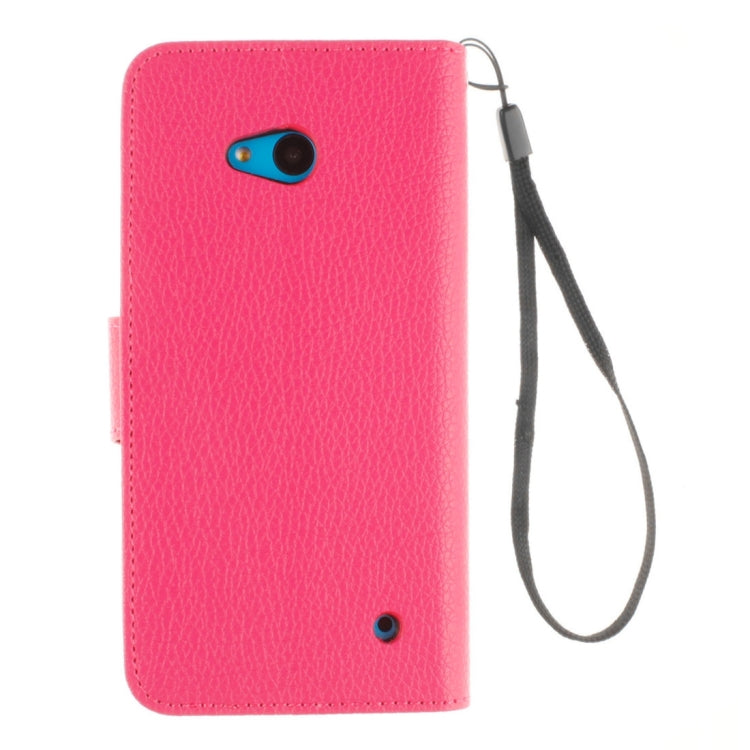 For Microsoft Lumia 640 Litchi Texture Horizontal Flip Leather Case with Holder & Card Slots & Wallet & Photo Frame & Lanyard