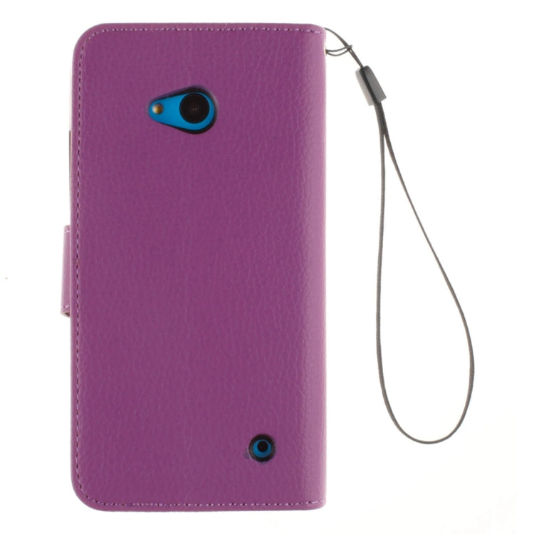 For Microsoft Lumia 640 Litchi Texture Horizontal Flip Leather Case with Holder & Card Slots & Wallet & Photo Frame & Lanyard