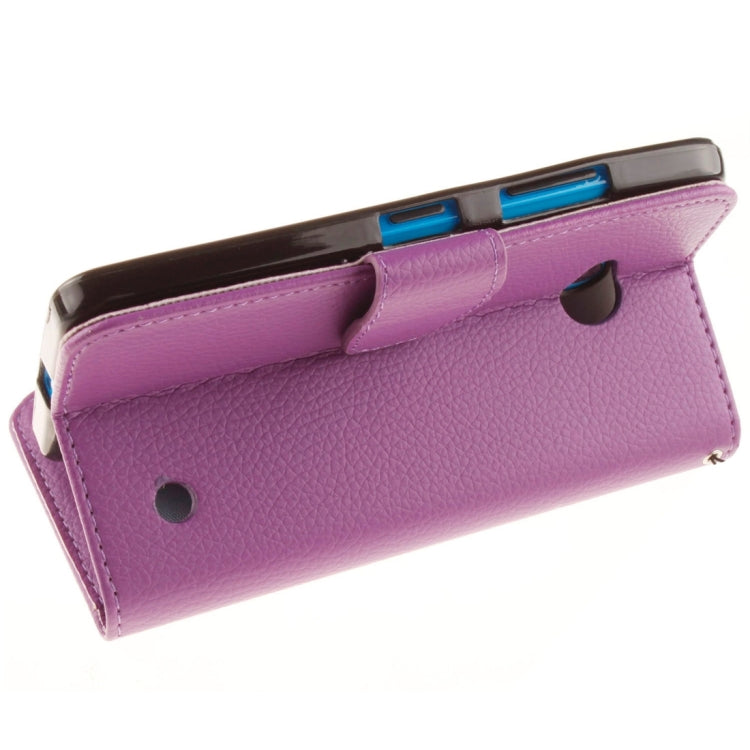 For Microsoft Lumia 640 Litchi Texture Horizontal Flip Leather Case with Holder & Card Slots & Wallet & Photo Frame & Lanyard