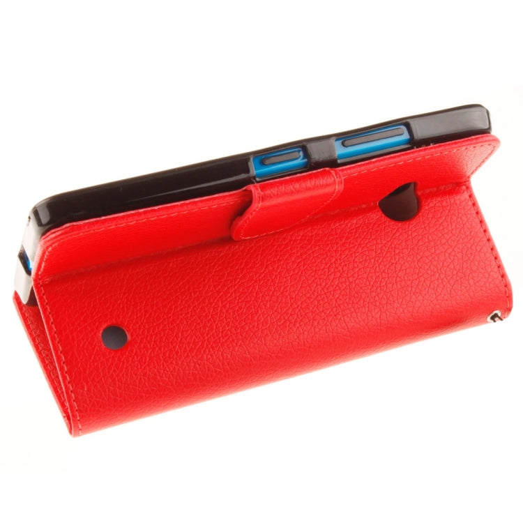 For Microsoft Lumia 640 Litchi Texture Horizontal Flip Leather Case with Holder & Card Slots & Wallet & Photo Frame & Lanyard