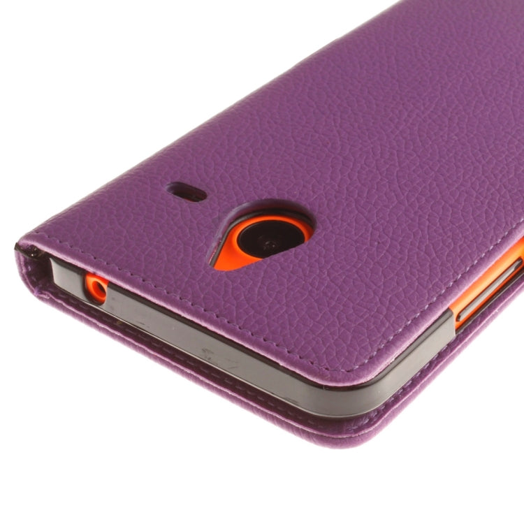 For Microsoft Lumia 640 XL Litchi Texture Horizontal Flip Leather Case with Holder & Card Slots & Wallet & Photo Frame & Lanyard