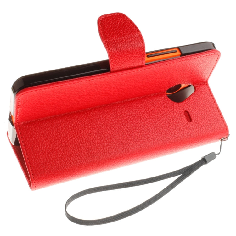 For Microsoft Lumia 640 XL Litchi Texture Horizontal Flip Leather Case with Holder & Card Slots & Wallet & Photo Frame & Lanyard