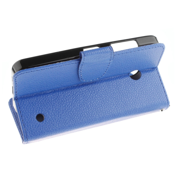 For Nokia Lumia 630 / 635 Litchi Texture Horizontal Flip Leather Case with Holder & Card Slots & Wallet & Photo Frame & Lanyard