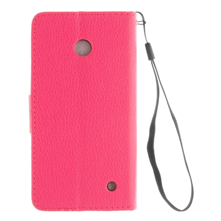 For Nokia Lumia 630 / 635 Litchi Texture Horizontal Flip Leather Case with Holder & Card Slots & Wallet & Photo Frame & Lanyard