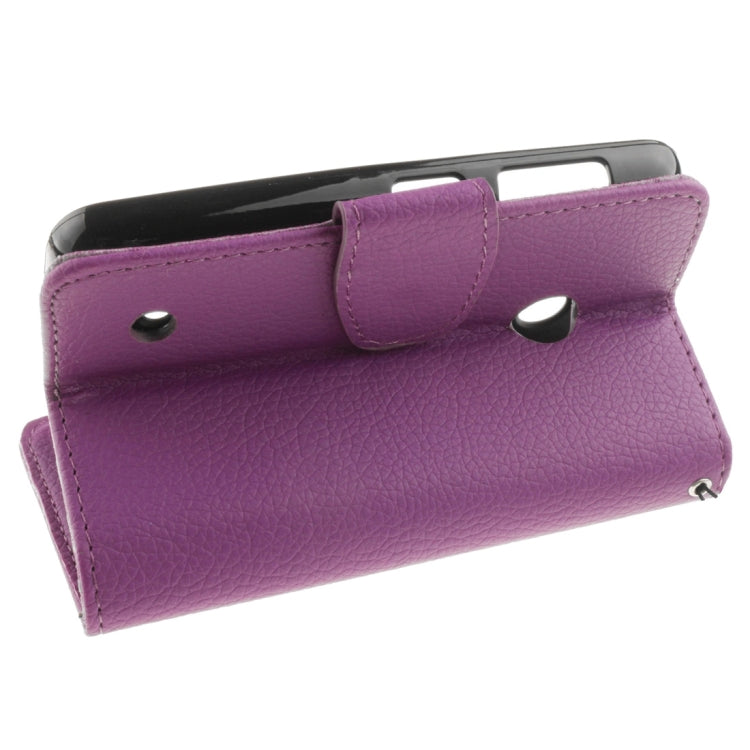 For Nokia Lumia 530 Litchi Texture Horizontal Flip Leather Case with Holder & Card Slots & Wallet & Photo Frame & Lanyard