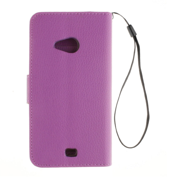For Microsoft Lumia 535 Litchi Texture Horizontal Flip Leather Case with Holder & Card Slots & Wallet & Photo Frame & Lanyard