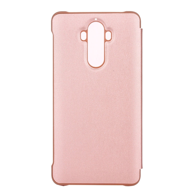 For Huawei Mate 9 Horizontal Flip Translucent + PU Leather Case with Sleep / Wake-up Function