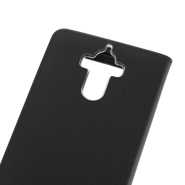 For Huawei Mate 9 Horizontal Flip Leather Case with Caller ID Display & Sleep / Wake-up Function